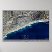 Cardiff van het Zee, Californië-poster Poster (Voorkant)