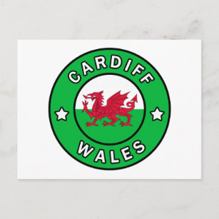 Cardiff Wales Briefkaart