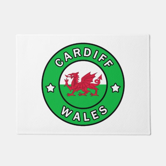 Cardiff Wales Deurmat (Voorkant)