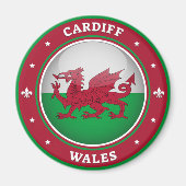 Cardiff Wales Magneet (Voorkant)