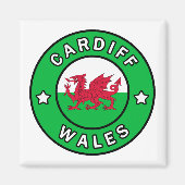 Cardiff Wales Magneet (Voorkant)