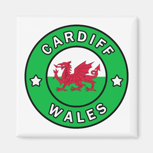 Cardiff Wales Magneet (Voorkant)
