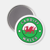 Cardiff Wales Magneet (Voorkant / Achterkant)