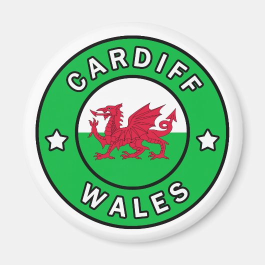 Cardiff Wales Magneet (Voorkant)