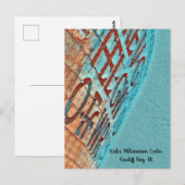 Cardiff Wales Millennium Centre Celtic Text Party Briefkaart (Voorkant / Achterkant)