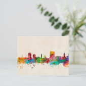 Cardiff Wales Skyline Briefkaart (Staand voorkant)