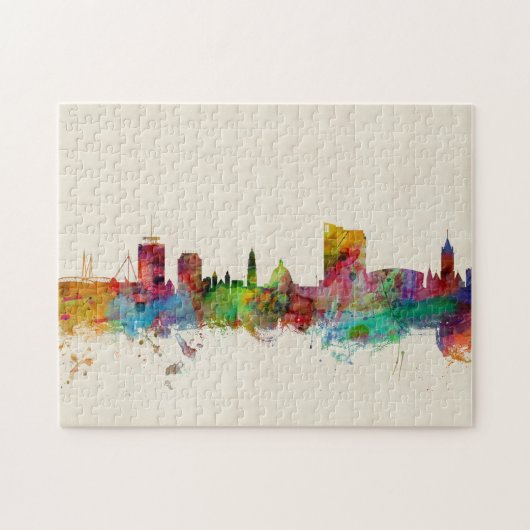 Cardiff Wales Skyline Legpuzzel (Horizontaal)