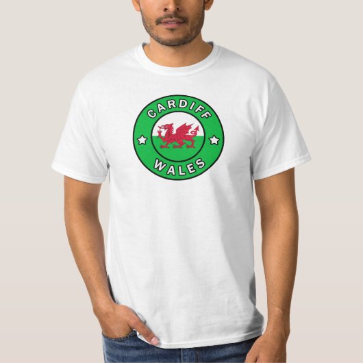 Cardiff Wales T-shirt (Voorkant)