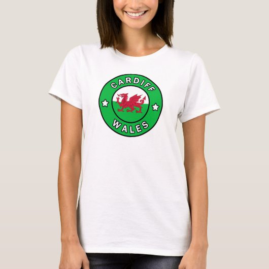 Cardiff Wales T-shirt (Voorkant)
