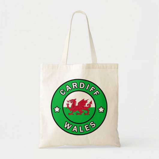 Cardiff Wales Tote Bag (Voorkant)