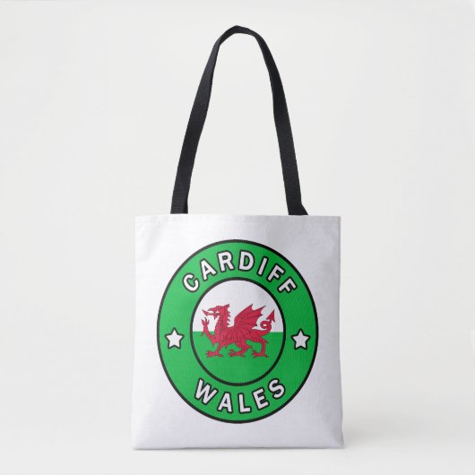 Cardiff Wales Tote Bag (Voorkant)
