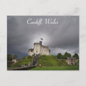 Cardiff Wales Welsh Castle Reizen Briefkaart (Voorkant)