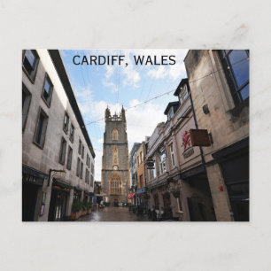 Cardiff Wales Welsh reisfoto Briefkaart