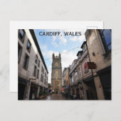 Cardiff Wales Welsh reisfoto Briefkaart (Voorkant / Achterkant)