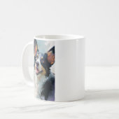 Cardigan corgi aquarel koffiemok (Voorkant links)