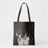 Cardigan Corgi Canvas tas (Voorkant)