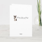 Cardigan Corgi Kerstmis Feestdagen Kaart (Achterkant)