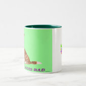 Cardigan corgi tweekleurige koffiemok (Center)