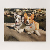 Cardigan en Pembroke Welsh Corgis Legpuzzel (Horizontaal)