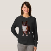 Cardigan Welsh Corgi Afbeelding T-shirt (Voorkant volledig)