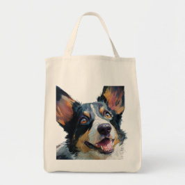Cardigan Welsh corgi aquarel Tote Bag