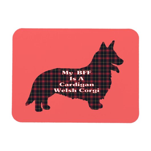 Cardigan Welsh CORGI BFF Magneet (Horizontaal)