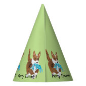 Cardigan Welsh Corgi - Birthday Feesthoedjes (Achterkant)