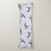 Cardigan Welsh Corgi Blue Merle Schilderij Dog Art Lichaamskussen (Achterkant (Verticaal))