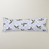 Cardigan Welsh Corgi Blue Merle Schilderij Dog Art Lichaamskussen (Voorkant)