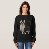 Cardigan Welsh Corgi Brindle   Trui (Voorkant volledig)