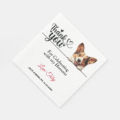 Cardigan Welsh Corgi bruiloft receptie Servet (Hoek)