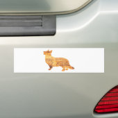 Cardigan Welsh Corgi Bumpersticker (Op auto)