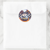 Cardigan Welsh Corgi Chef Ronde Sticker (Tas)