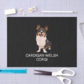 Cardigan Welsh Corgi Crazy Dog Lover Tissuepapier (Craft)