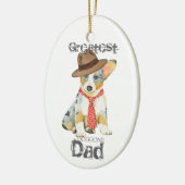 Cardigan Welsh Corgi Dad Ornament (Links)