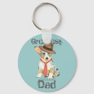 Cardigan Welsh Corgi Dad Sleutelhanger