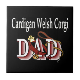 Cardigan Welsh Corgi Dad Tegeltje