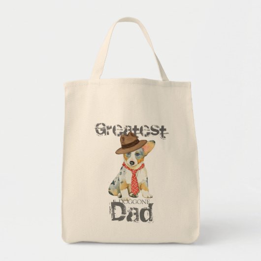 Cardigan Welsh Corgi Dad Tote Bag (Voorkant)