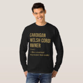 Cardigan Welsh Corgi Dog Funny T-shirt (Voorkant volledig)
