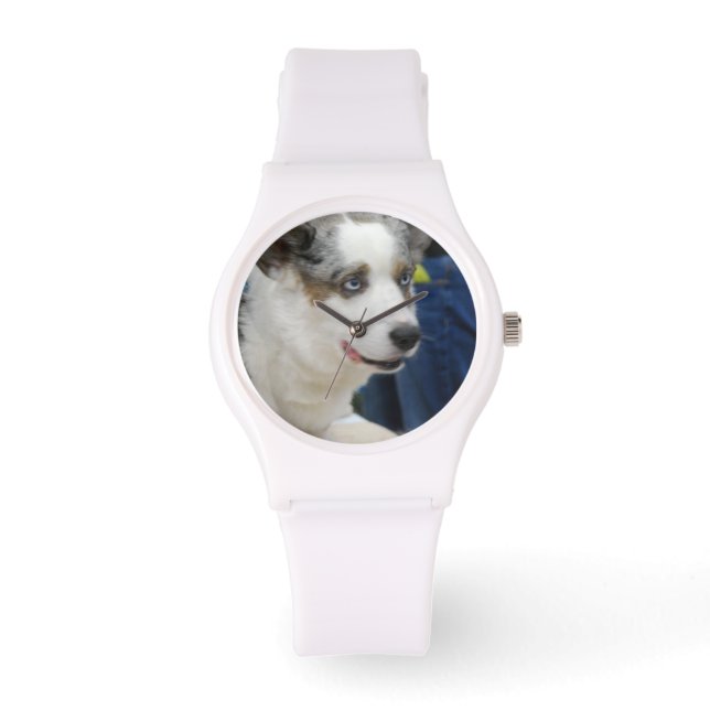 Cardigan Welsh Corgi Dog Horloge (Voorkant)