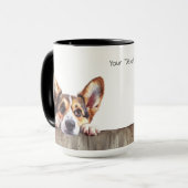 Cardigan Welsh Corgi Dog Mok (Voorkant links)