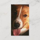 Cardigan Welsh Corgi Dog Visitekaartje (Achterkant)