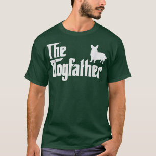 cardigan welsh corgi DogFather Funny Dog Dad T-shirt
