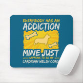 Cardigan Welsh Corgi Funny Dog Addiction Muismat (Met muis)