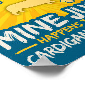 Cardigan Welsh Corgi Funny Dog Addiction Poster (Hoek)