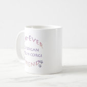 Cardigan Welsh Corgi Furever Koffiemok (Voorkant links)
