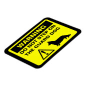 Cardigan Welsh Corgi Guard Dog Waarschuwing Magneet (Linkerzijde)