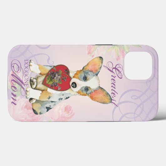 Cardigan Welsh Corgi Heart mama Case-Mate iPhone Case (Achterkant (horizontaal))