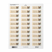 Cardigan Welsh Corgi-hond Retouradreslabel Etiket (Full Sheet)