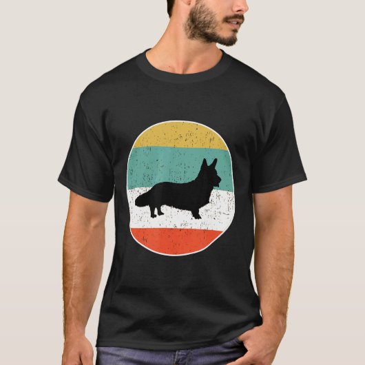 Cardigan Welsh Corgi hond T-shirt (Voorkant)